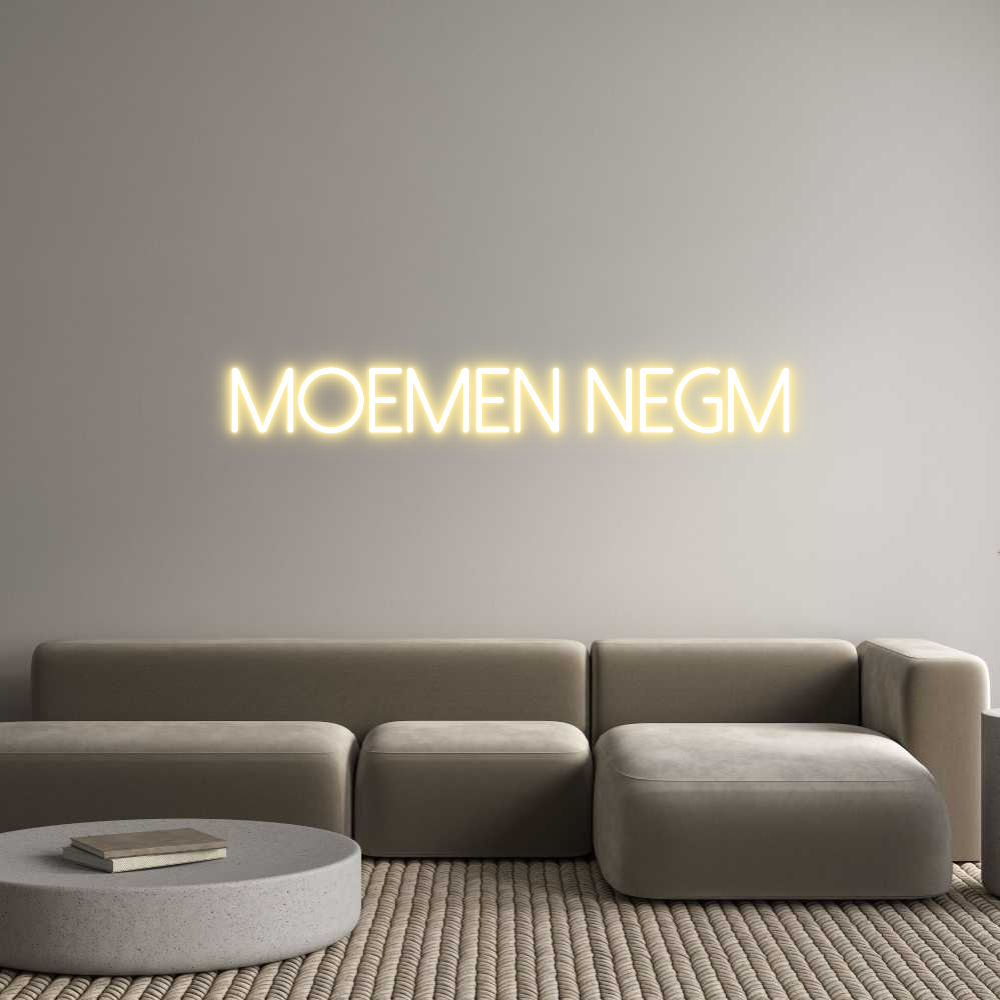 Neon personalizzato: Moemen Negm