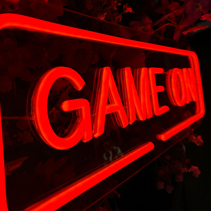 Insegna al neon Game On