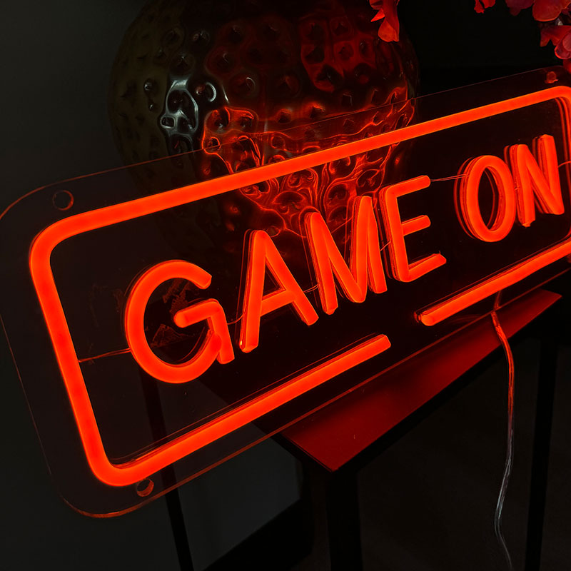 Insegna al neon Game On