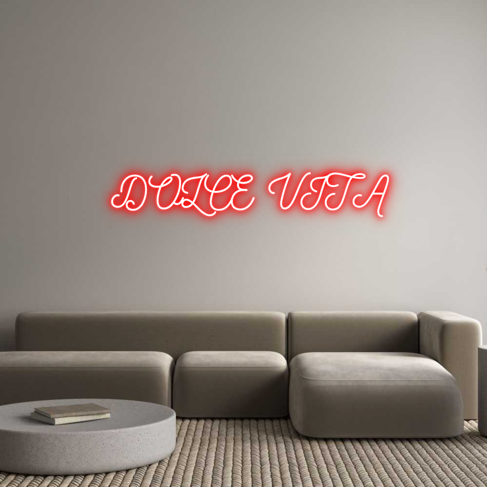 Neon personalizzato: DOLCE VITA