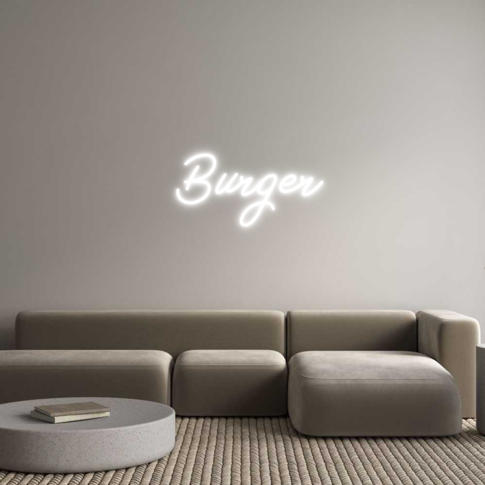 Neon personalizzato:
Burger