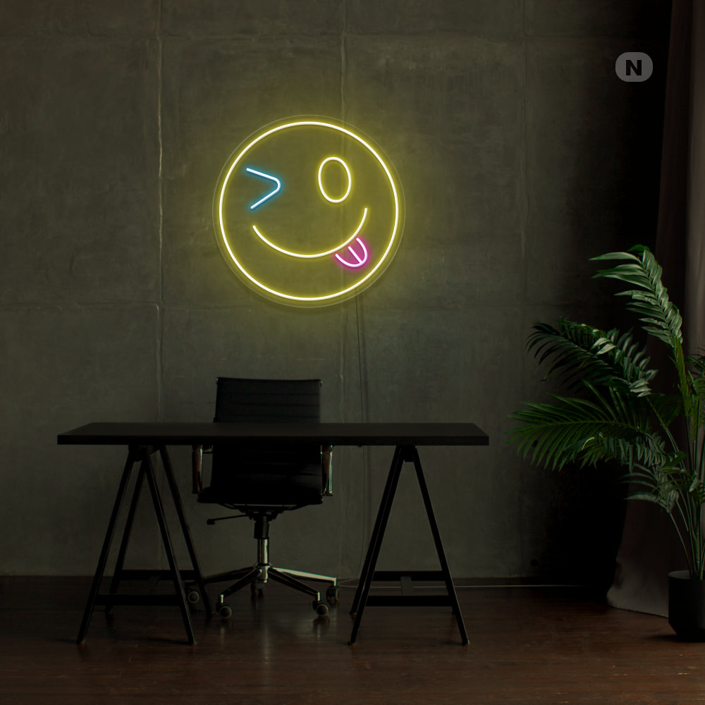 Insegna Al Neon Sorriso