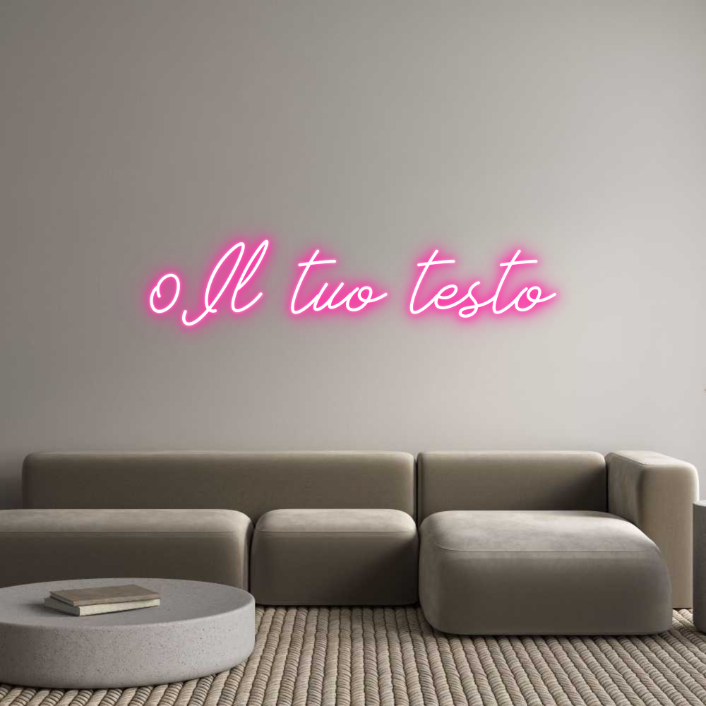 Neon personalizzato: 0Il tuo testo