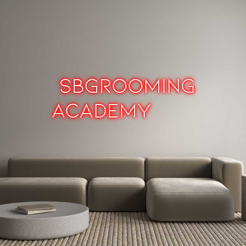 Neon personalizzato: SBgrooming
...