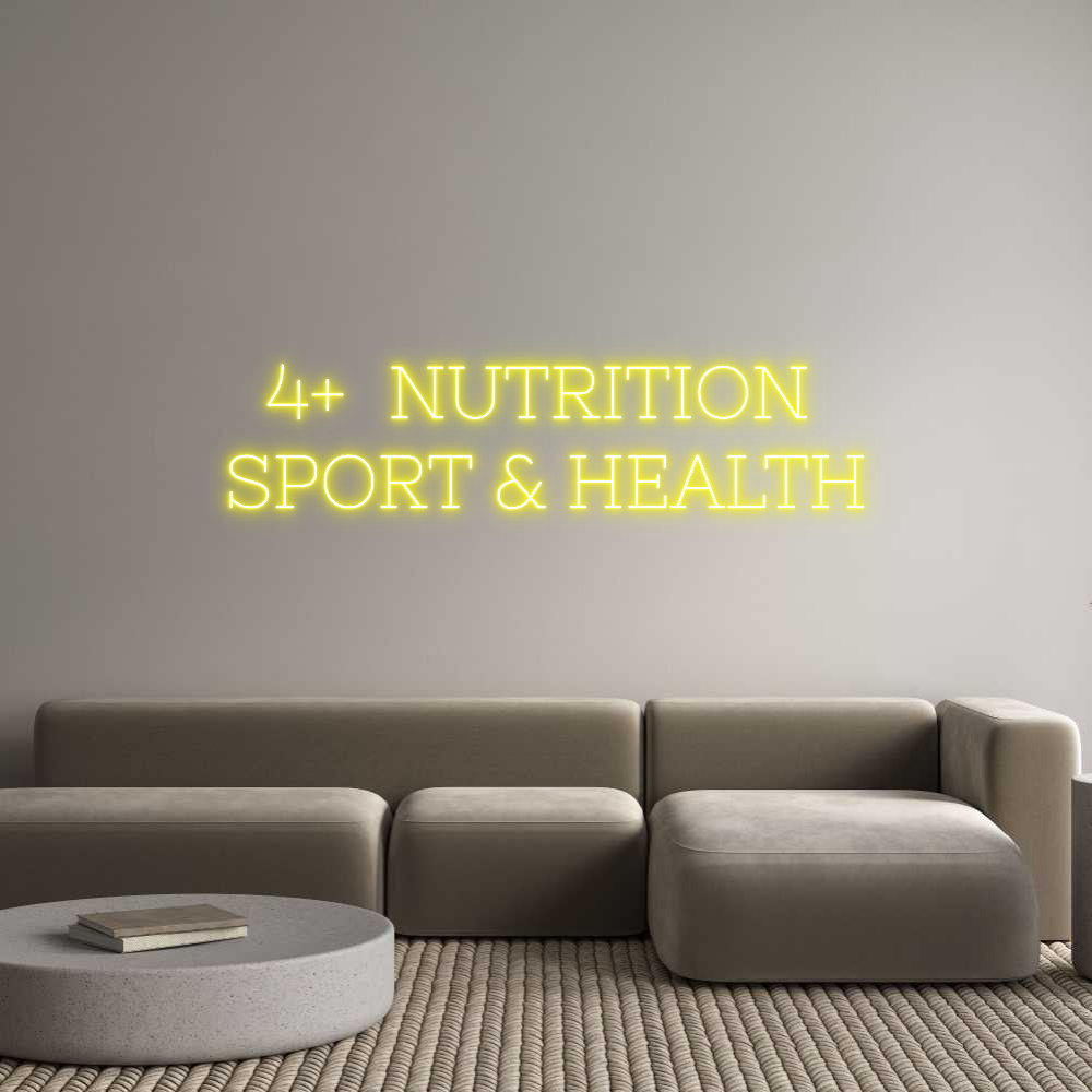 Neon personalizzato: 4+ NUTRITI...