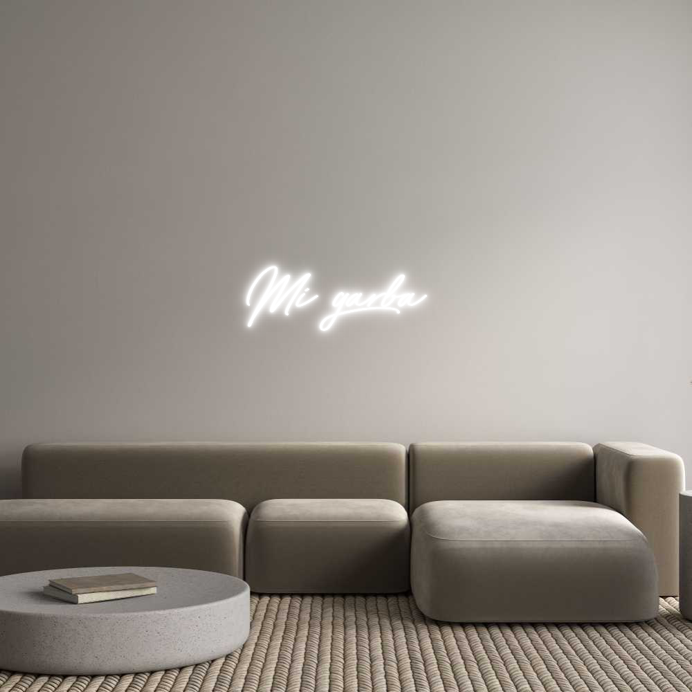 Neon personalizzato:
Mi garba