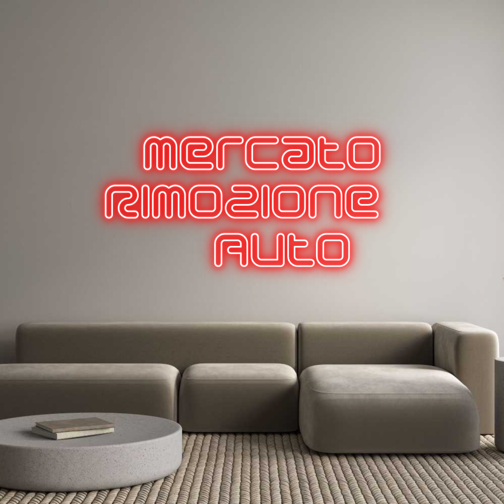 Neon personalizzato: mercato
Rim...