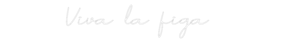 Neon personalizzato: Viva la figa