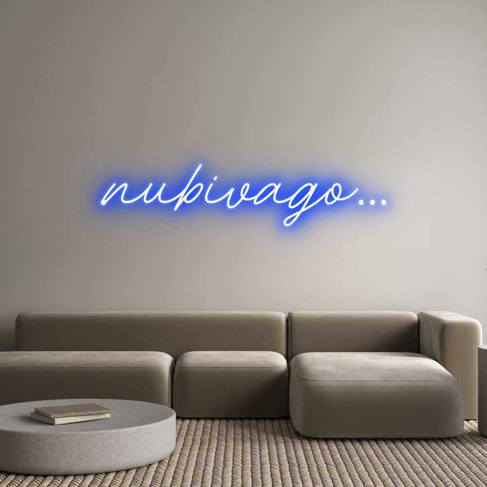 Neon personalizzato: .nubivago...