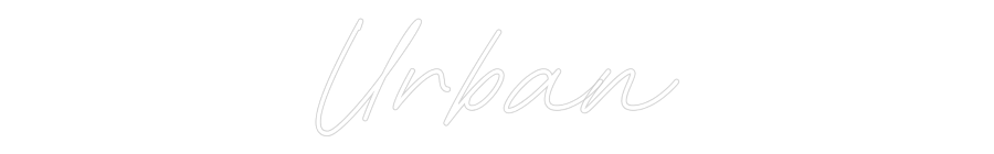 Neon personalizzato: Urban