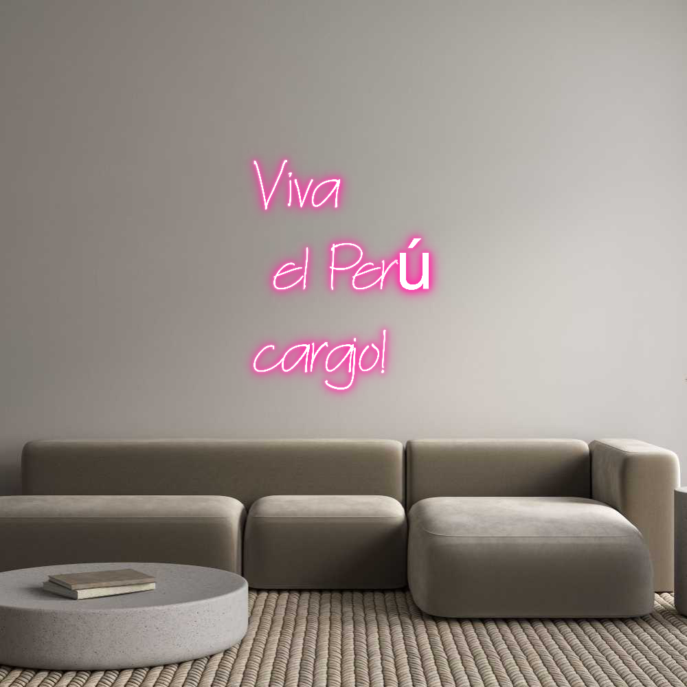 Neon personalizzato: Viva
el Per...