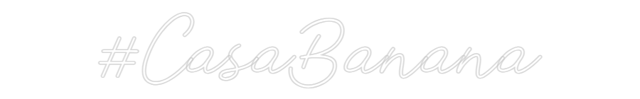 Neon personalizzato: #CasaBanana