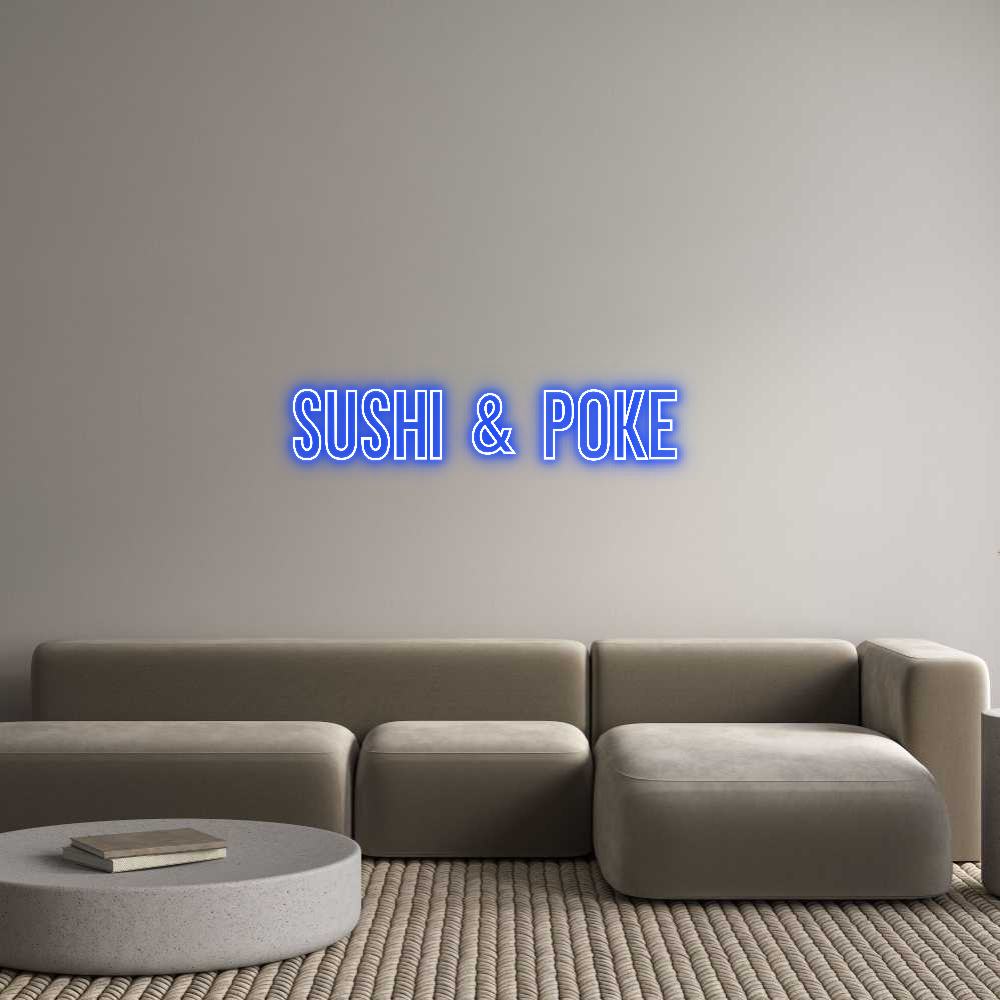 Neon personalizzato:
Sushi & Poke