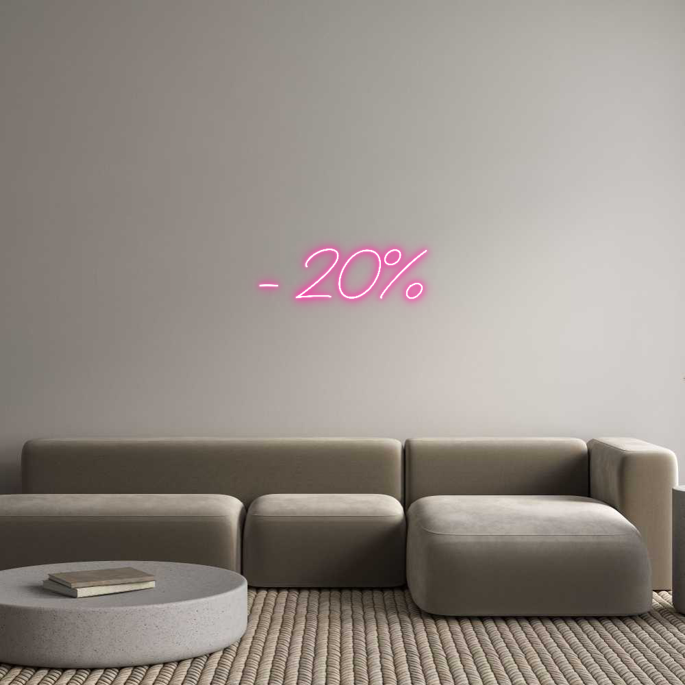 Neon personalizzato: - 20%