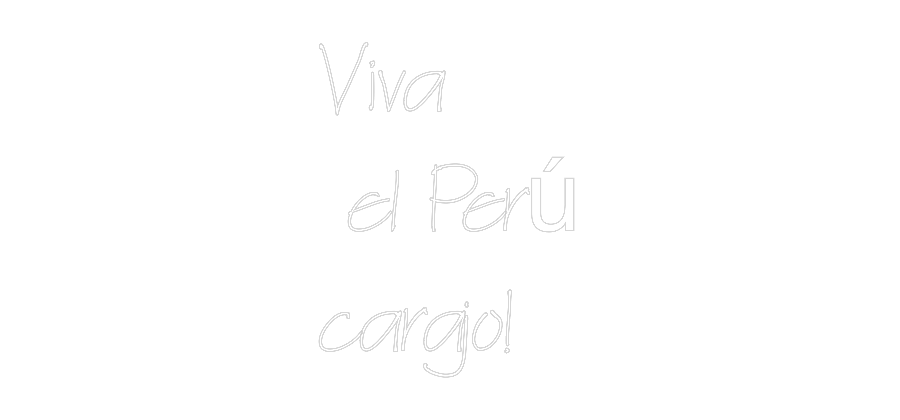 Neon personalizzato: Viva
el Per...