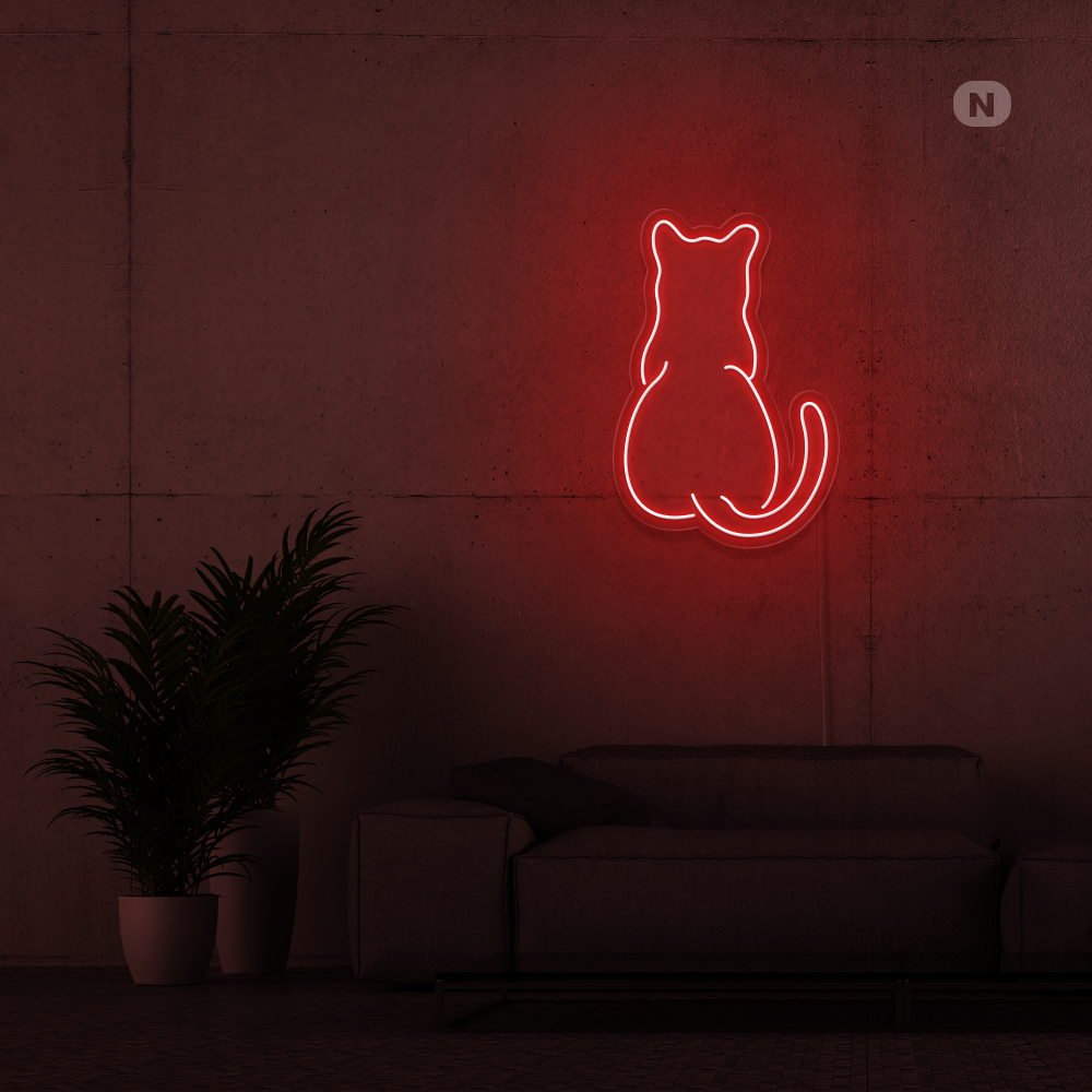 Insegna Al Neon Gatto
