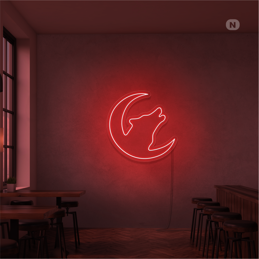 Insegna Al Neon Lupo