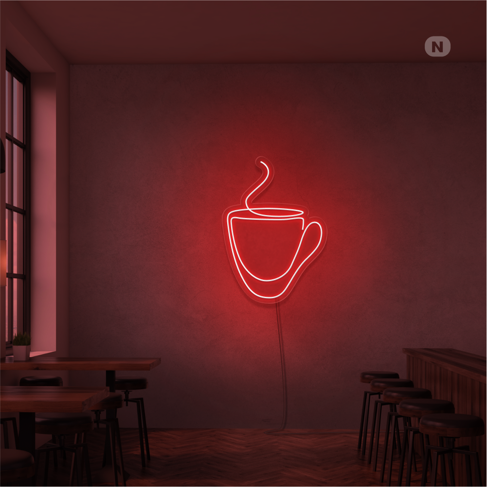 Insegna Al Neon Tazza da caffè