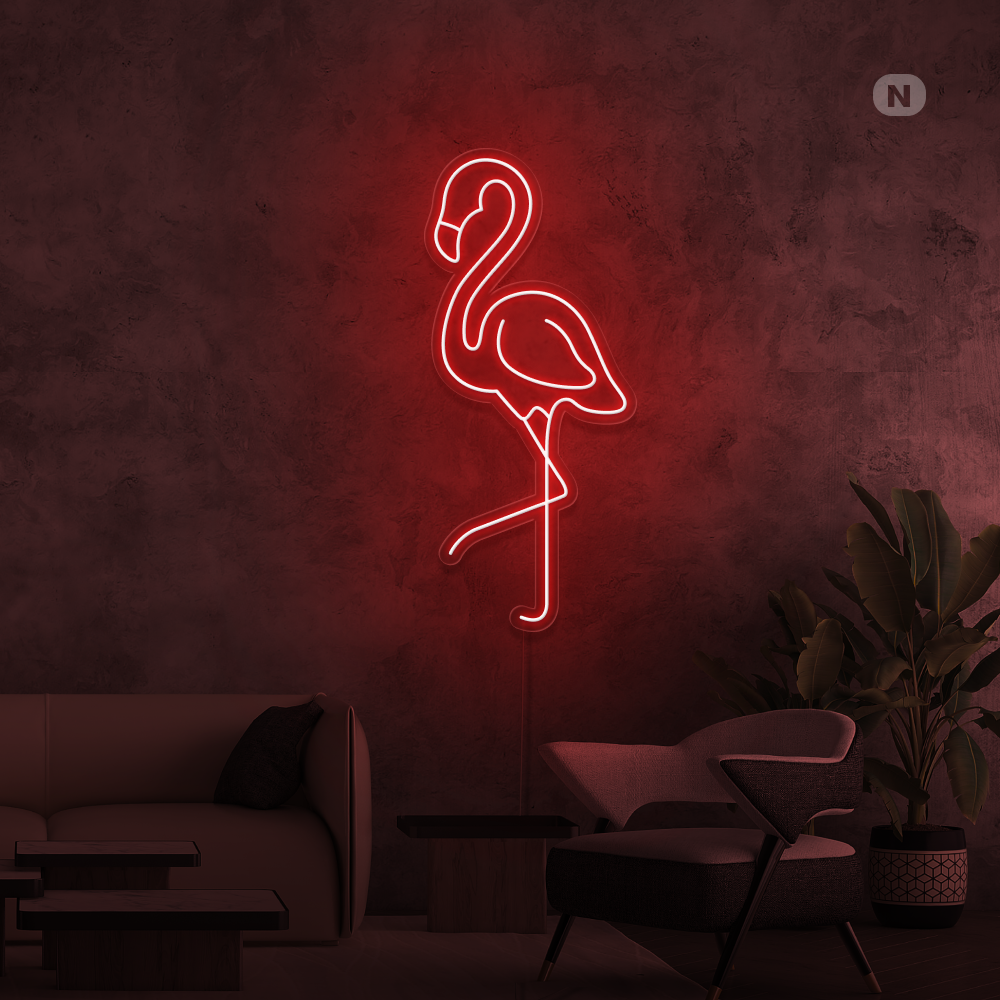 Insegna Al Neon Fenicottero