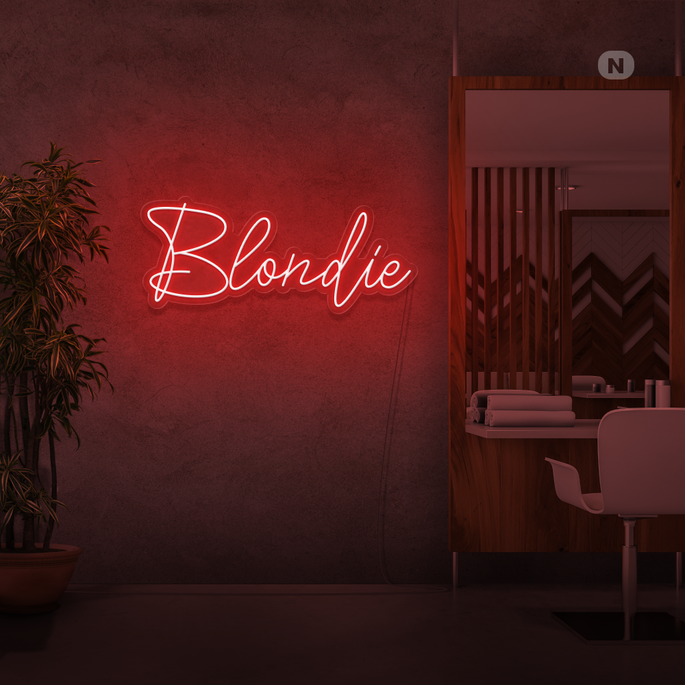 Insegna Al Neon Blondie