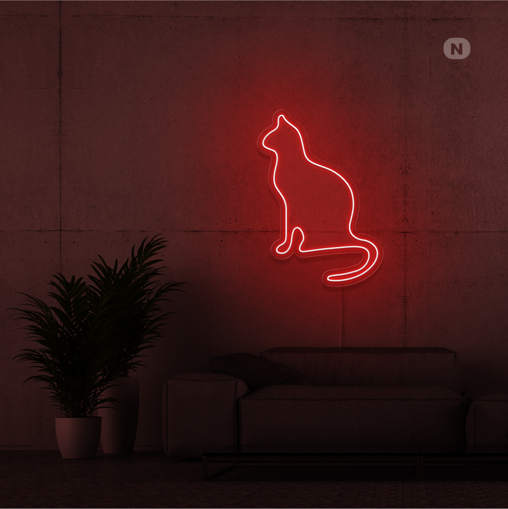Insegna Al Neon Gatto