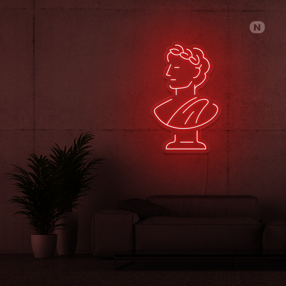 Insegna al neon Cesare