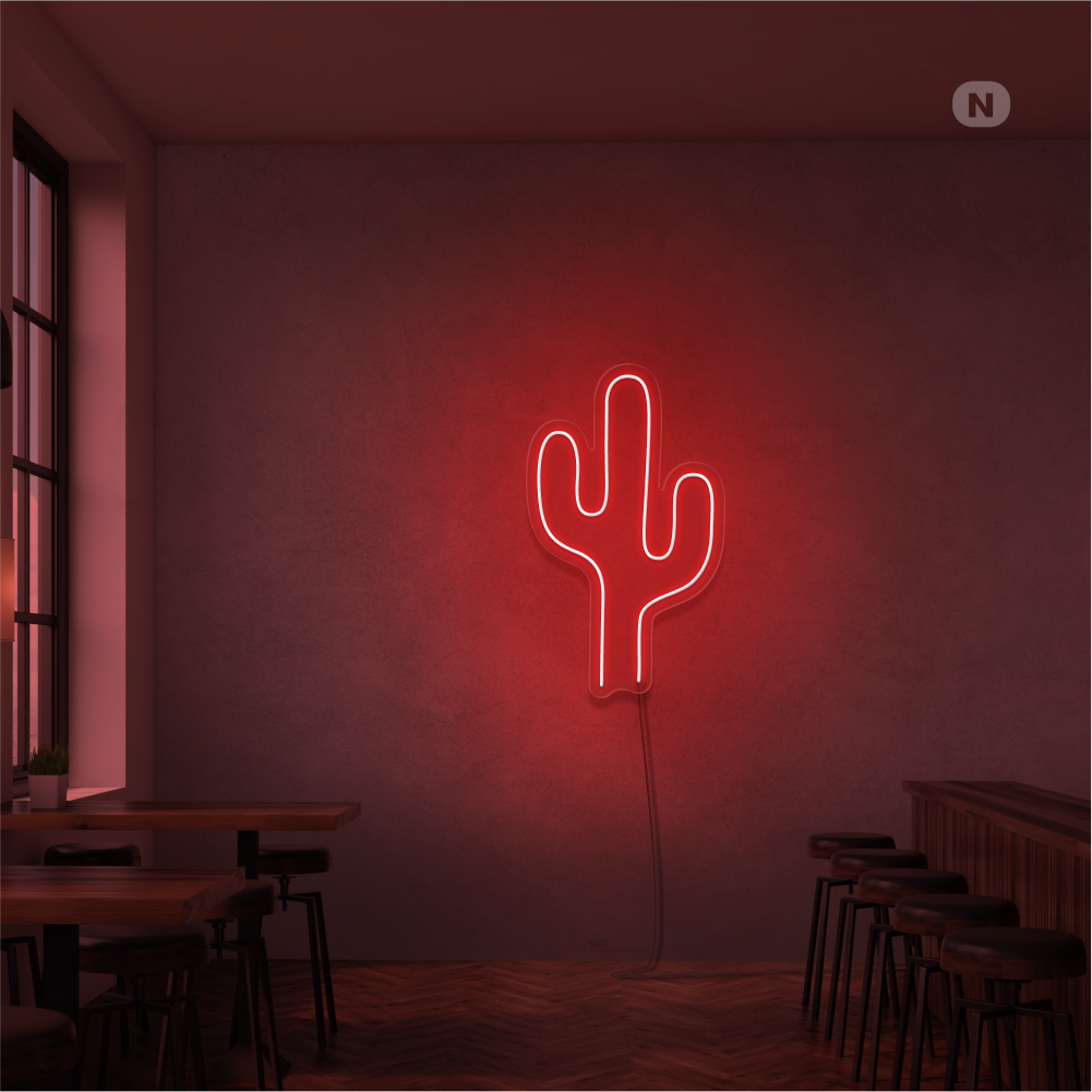 Insegna Al Neon Cactus