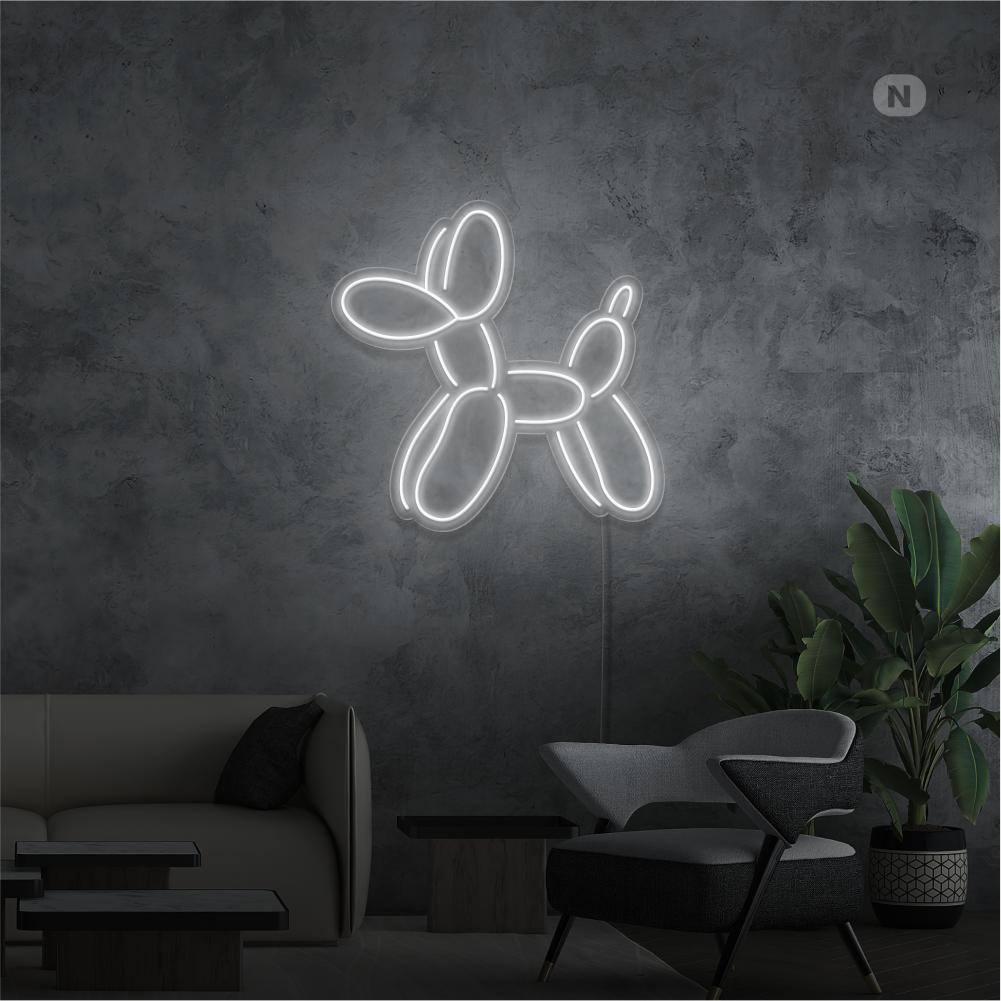 Insegna Al Neon Cane Ballon