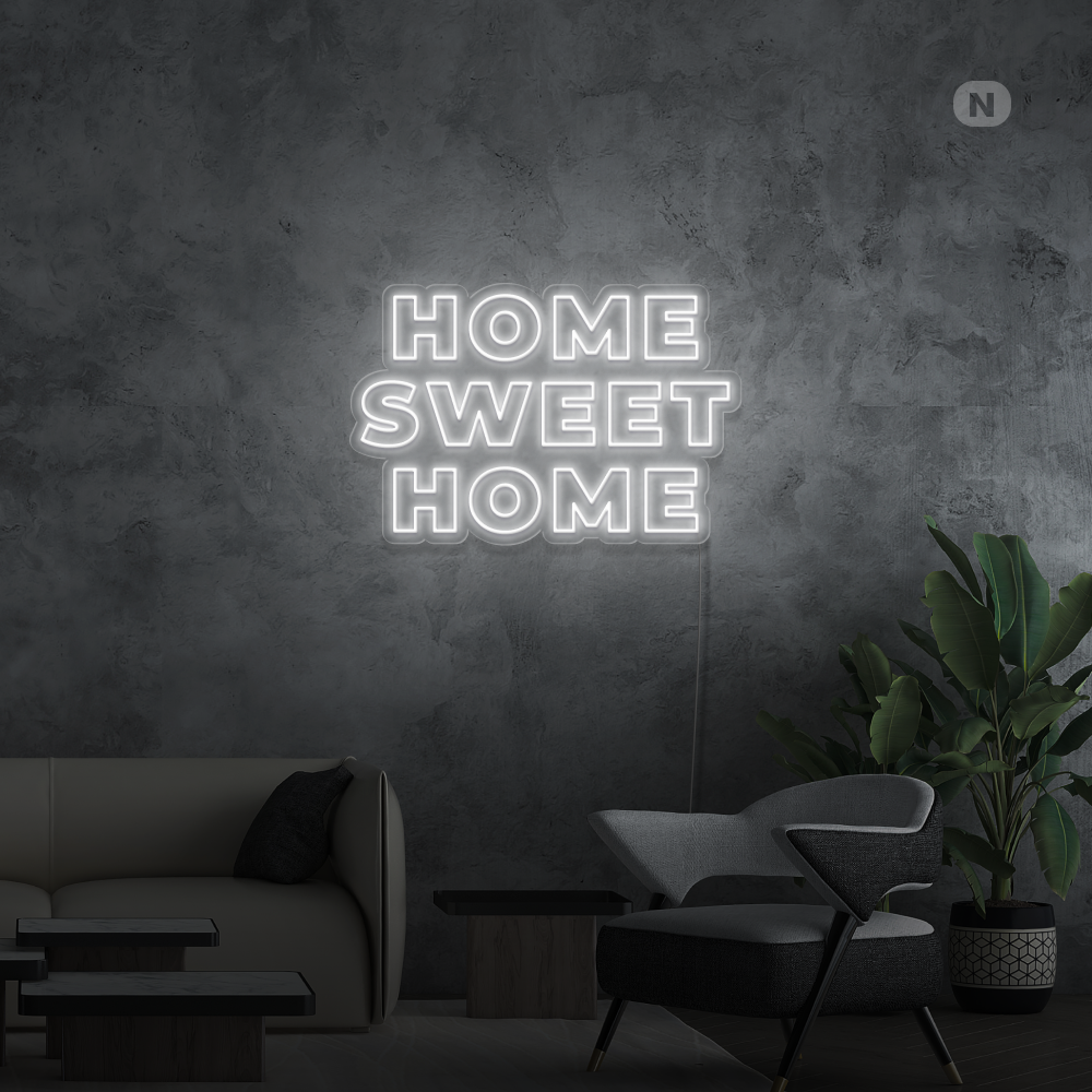 Insegna Al Neon Home Sweet Home