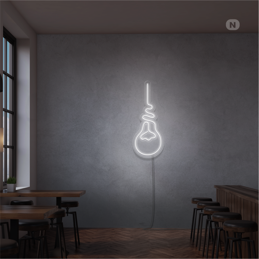 Insegna Al Neon Lampadina