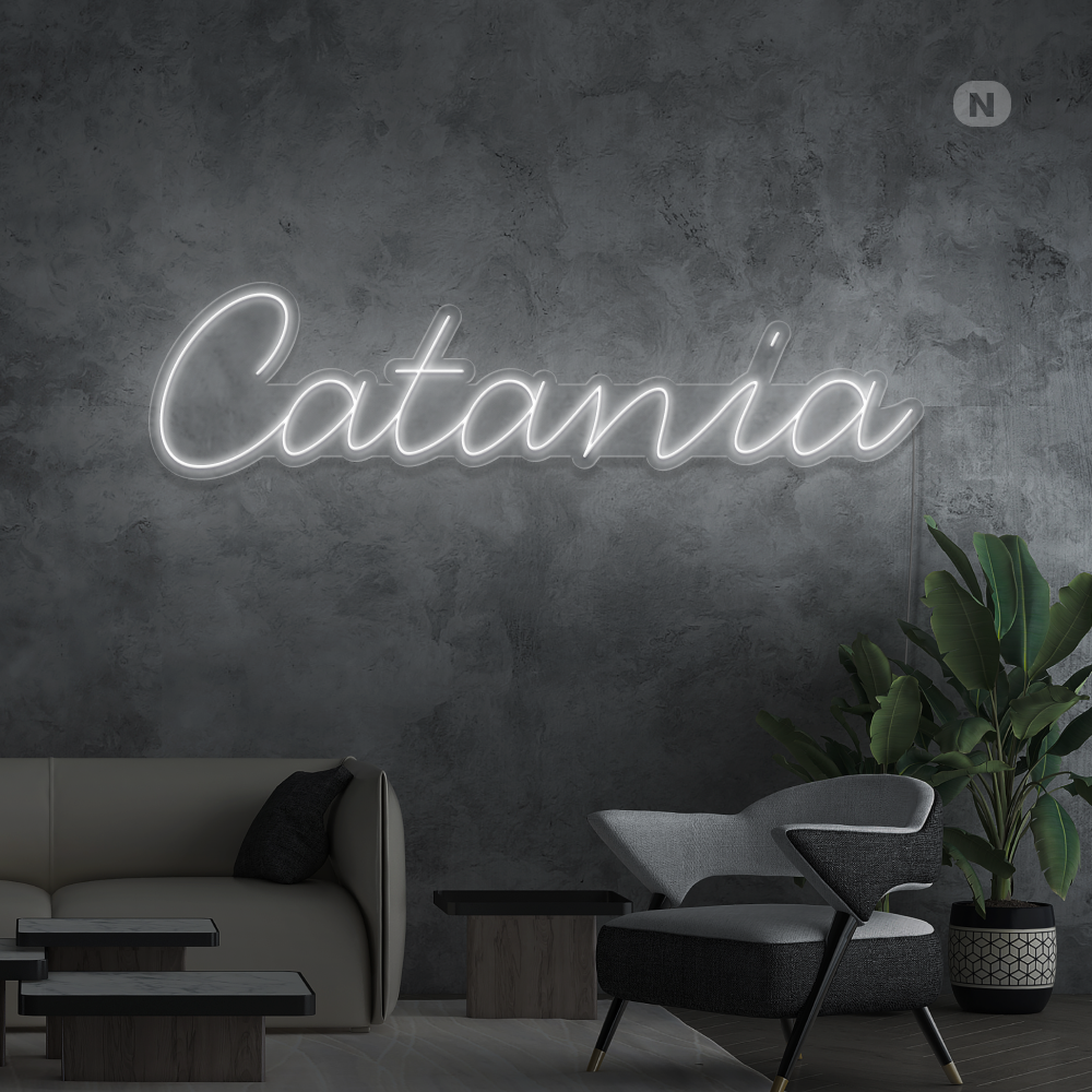 Insegna al neon Catania