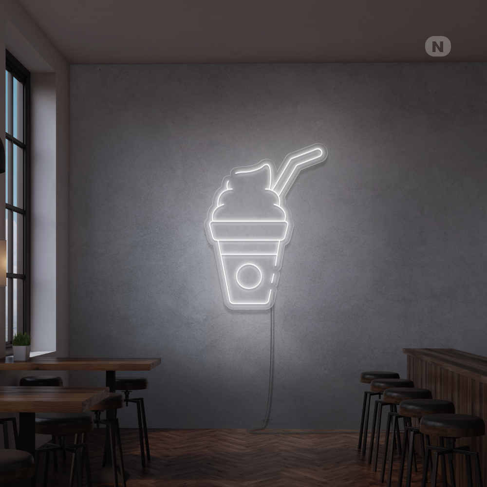 Insegna al neon Frullato