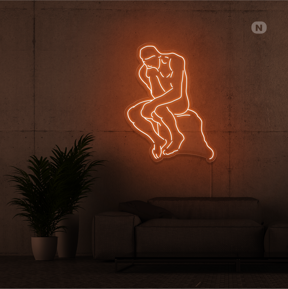 Insegna Al Neon Il pensatore