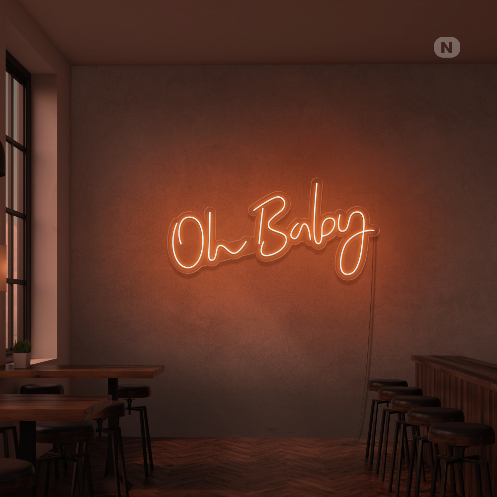 Insegna Al Neon Oh Baby