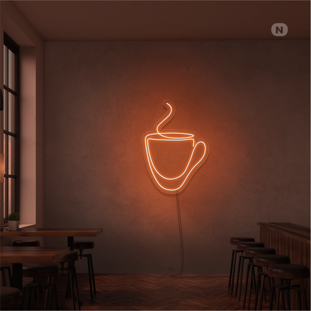 Insegna Al Neon Tazza da caffè