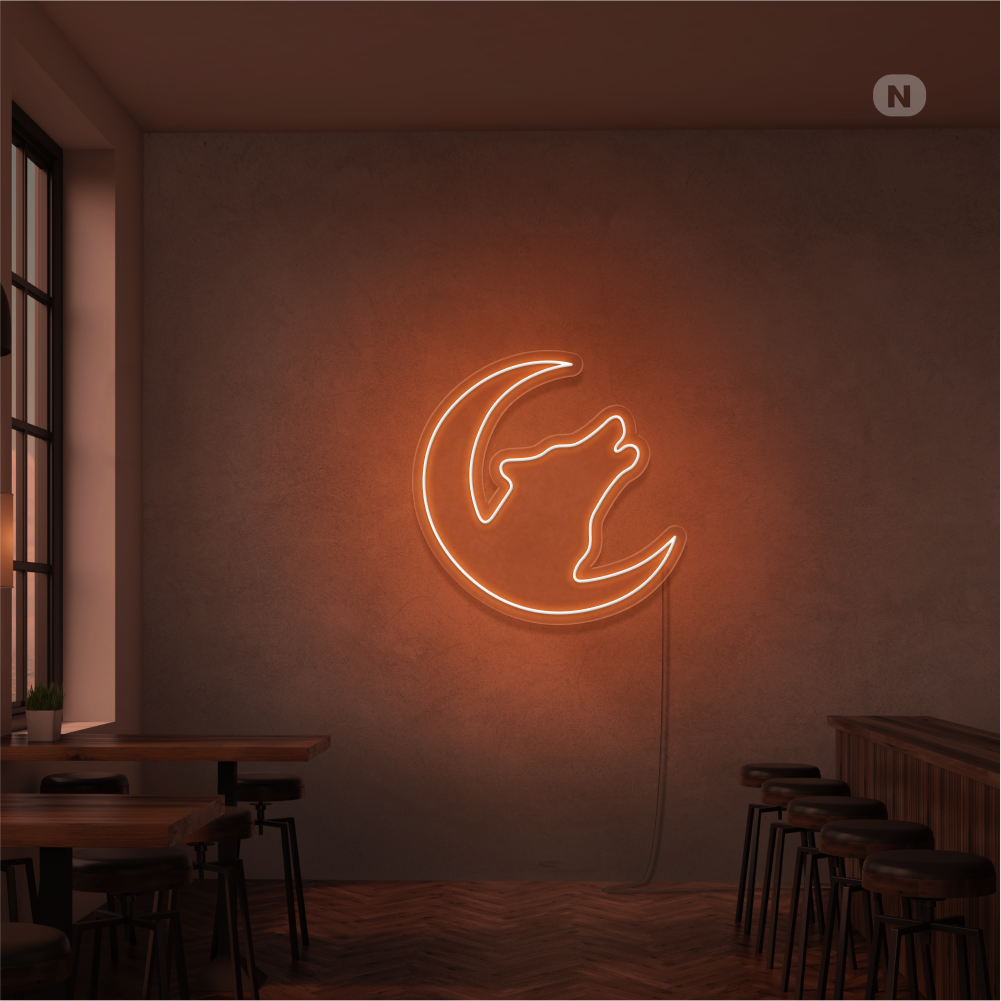 Insegna Al Neon Lupo