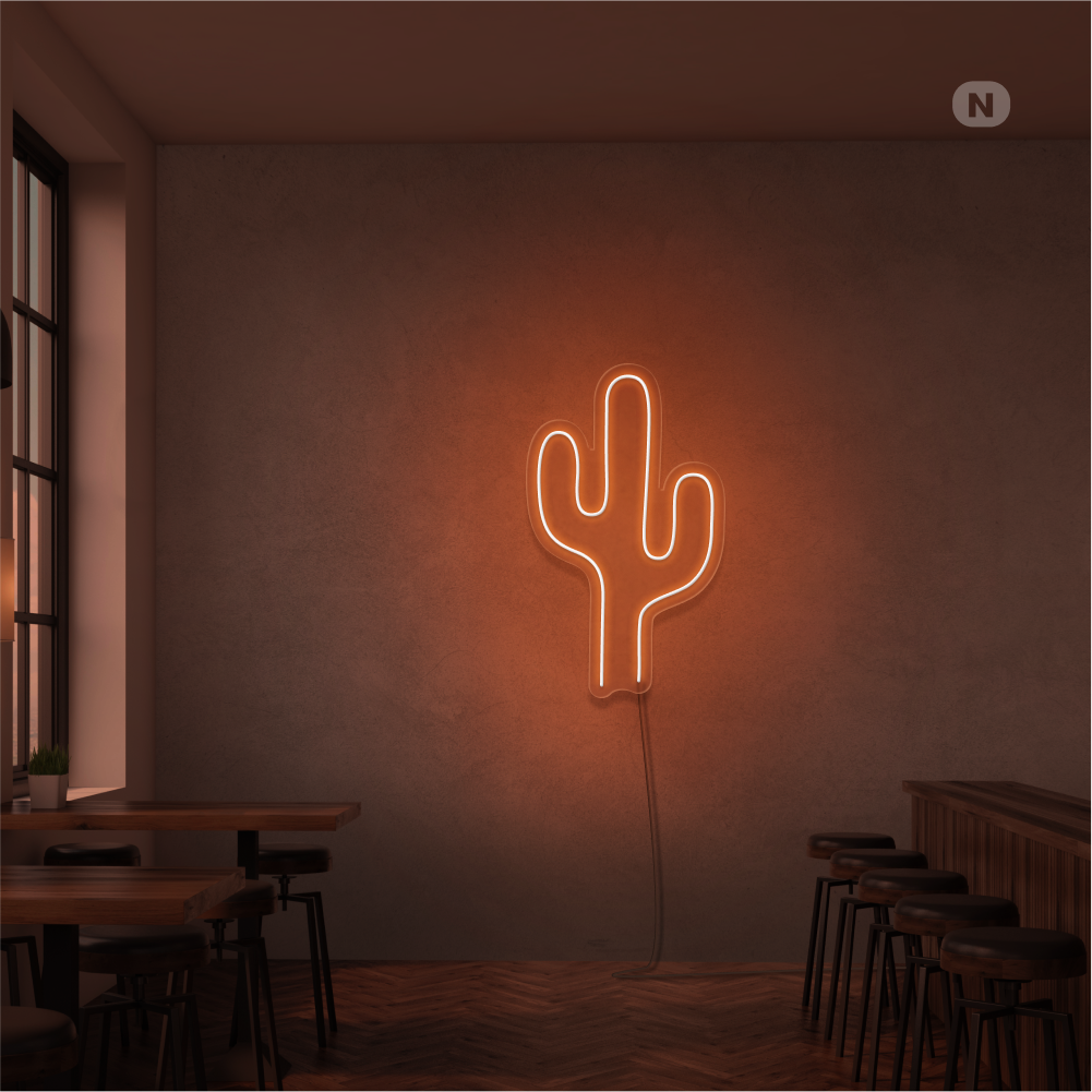 Insegna Al Neon Cactus