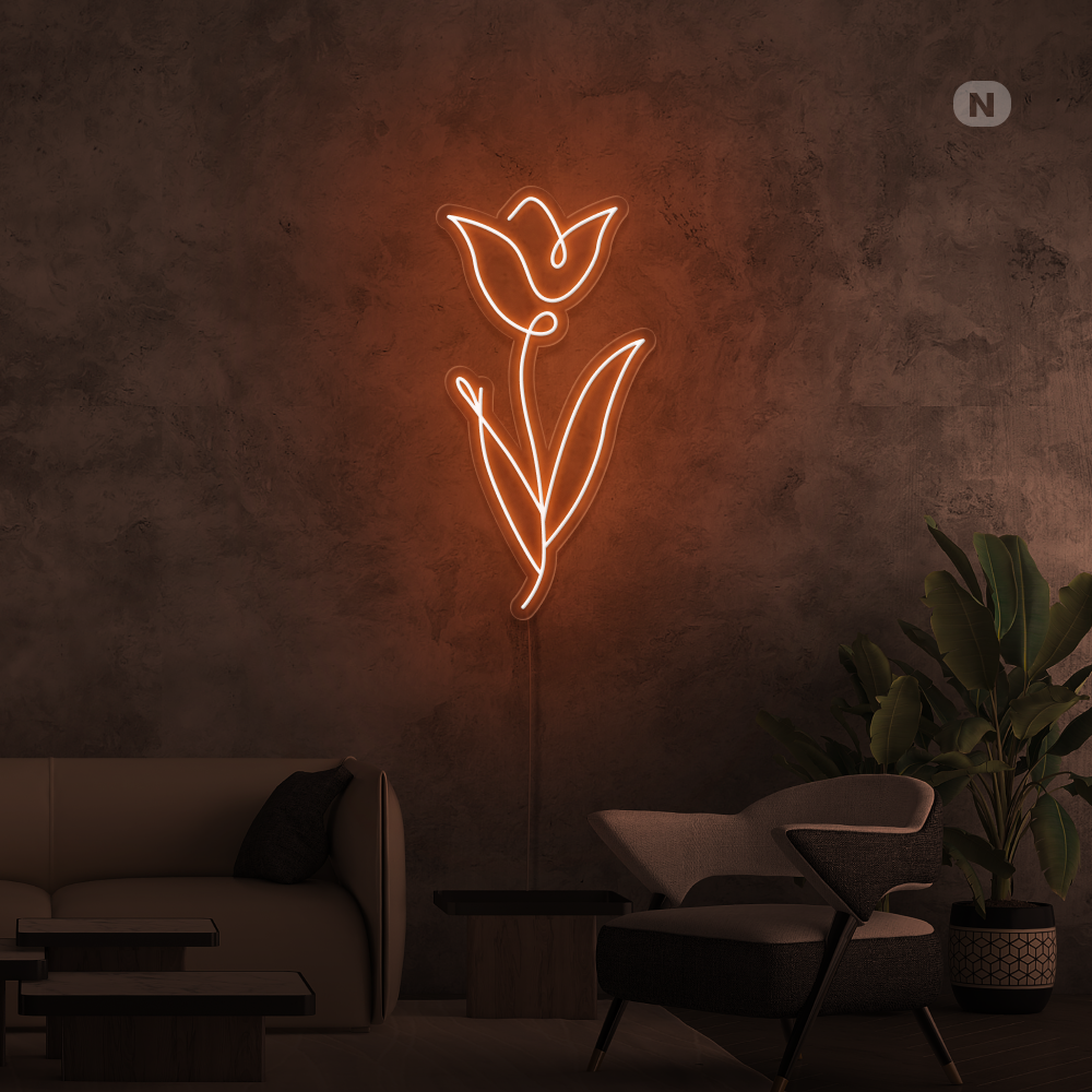 Insegna al neon Rosa