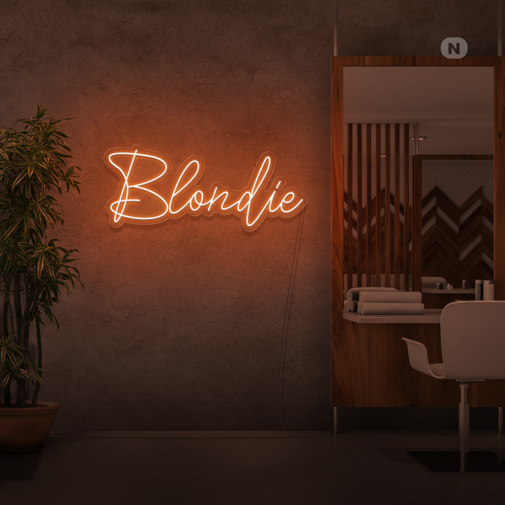 Insegna Al Neon Blondie