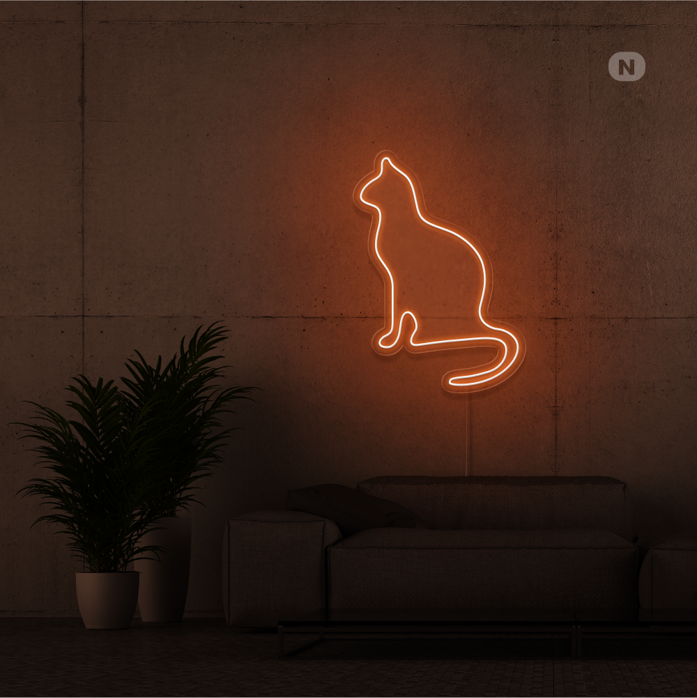 Insegna Al Neon Gatto