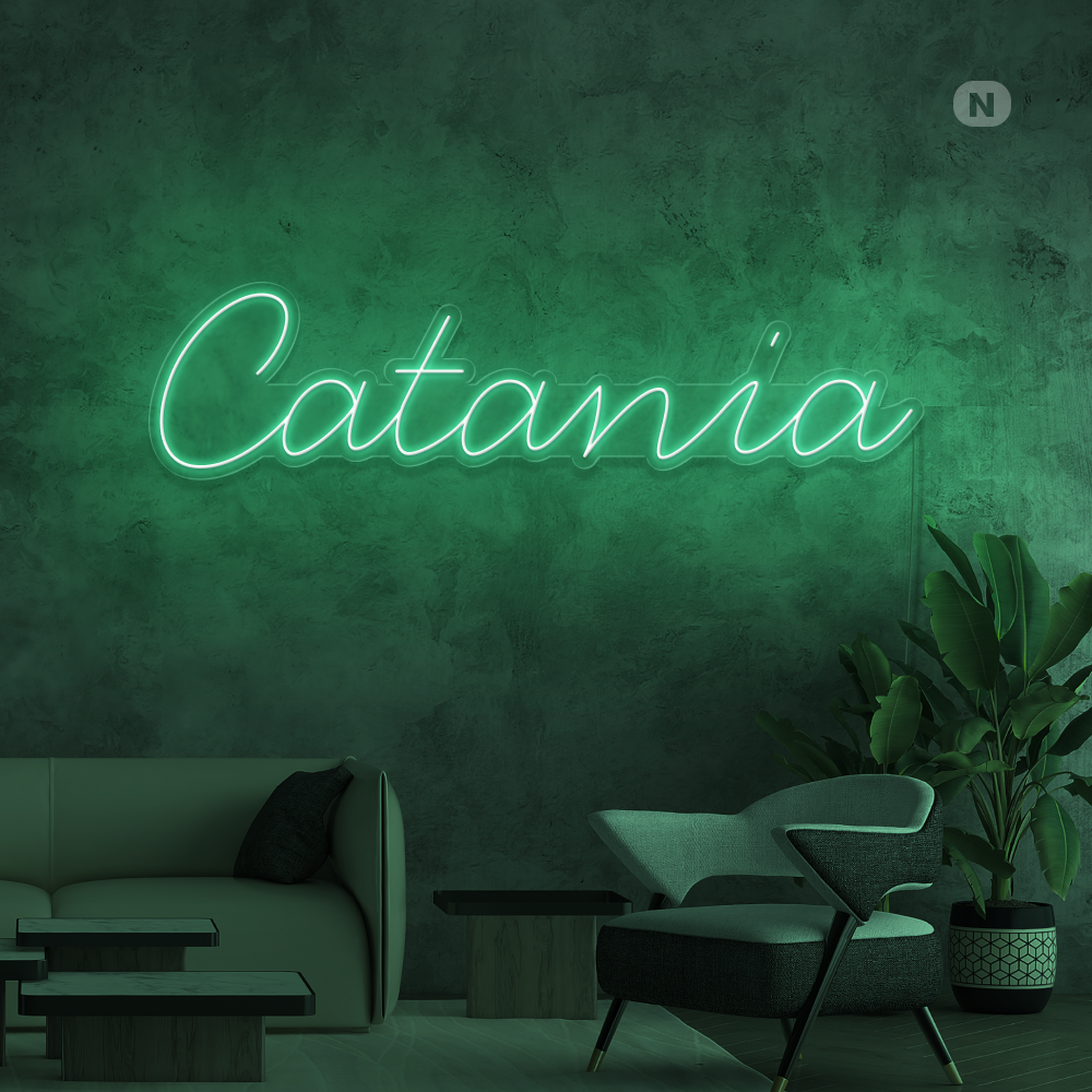 Insegna al neon Catania