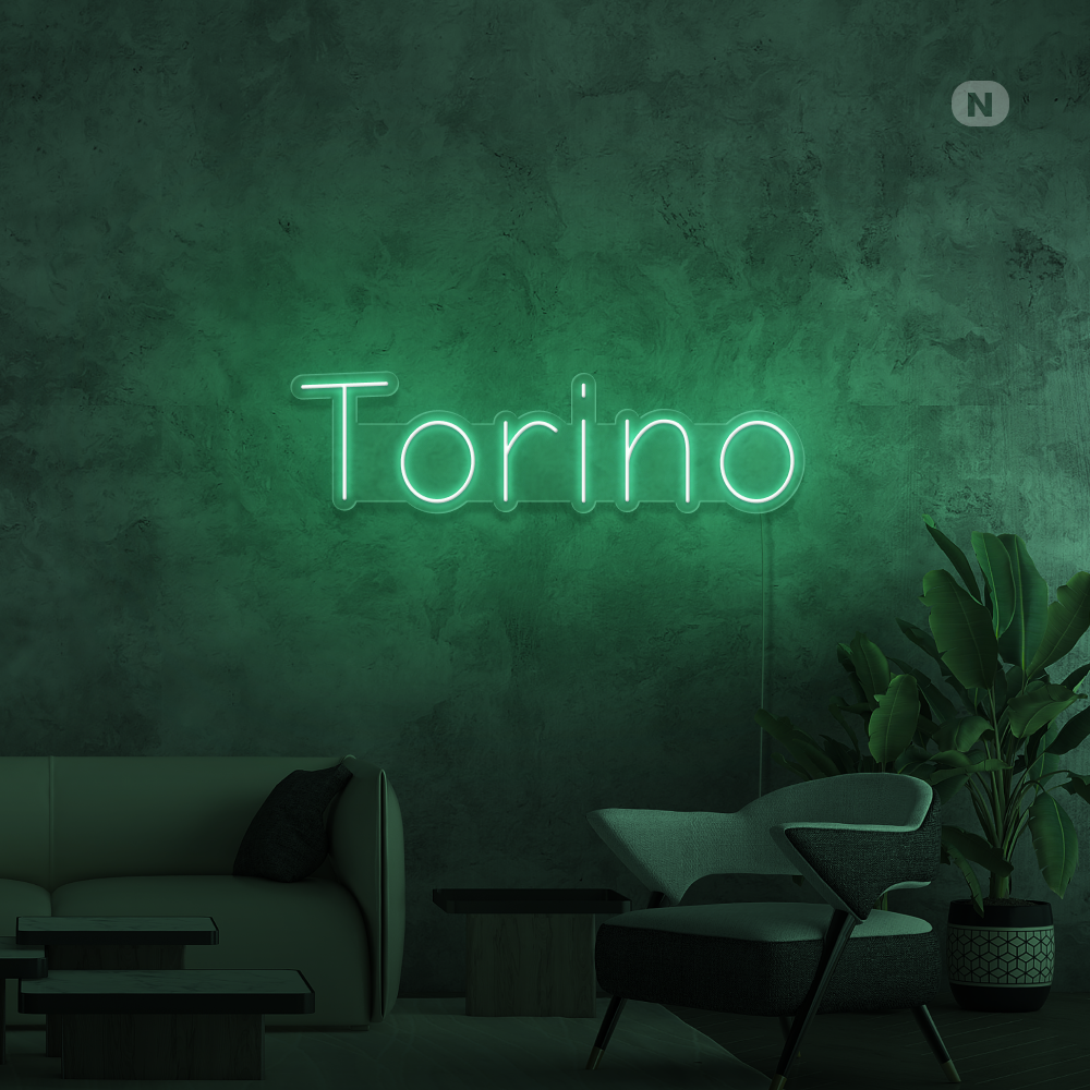 Insegna al neon Torino