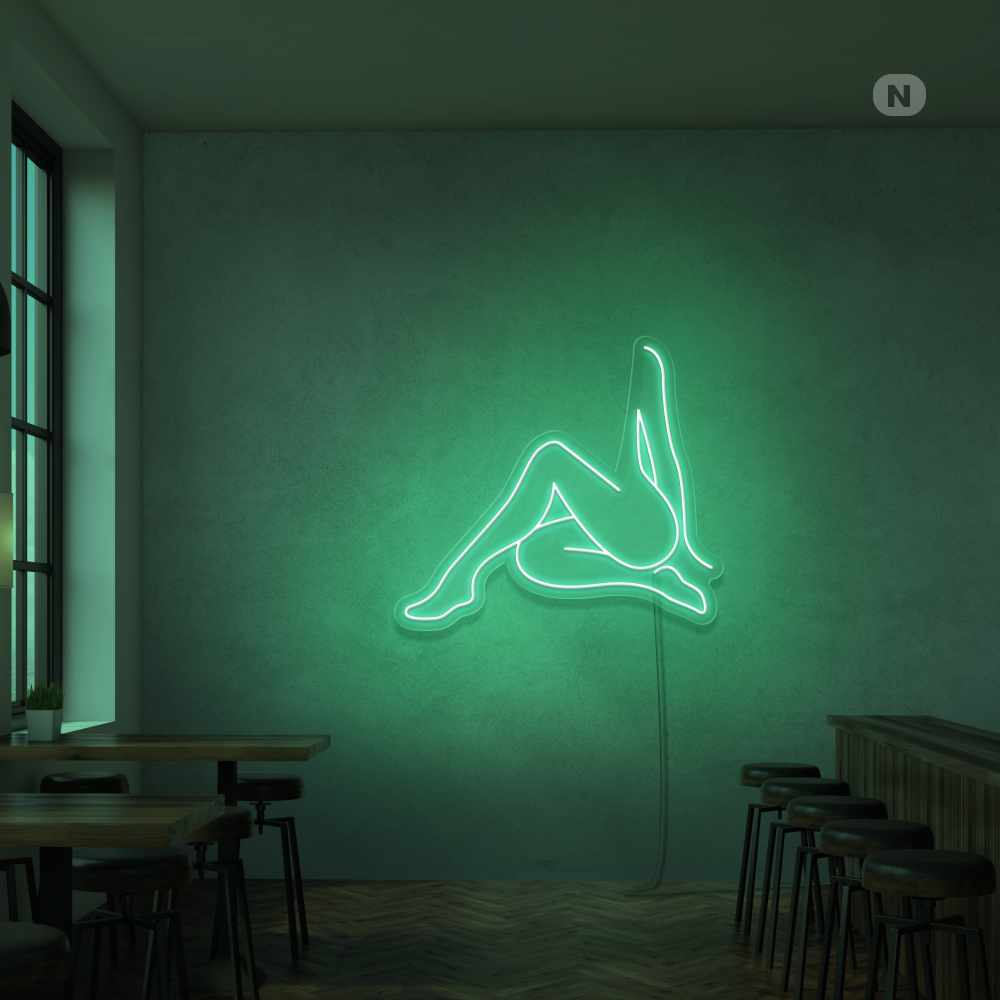 Insegna Al Neon Ragazza sexy