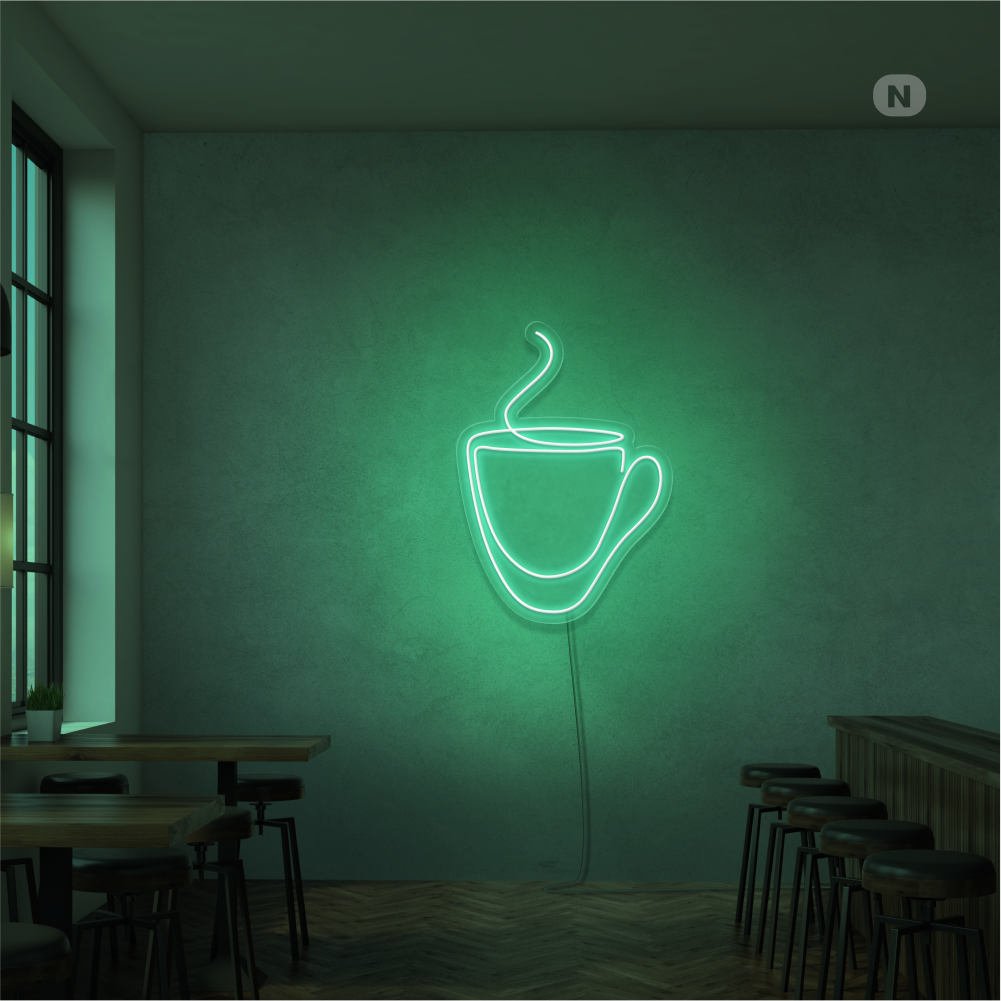 Insegna Al Neon Tazza da caffè