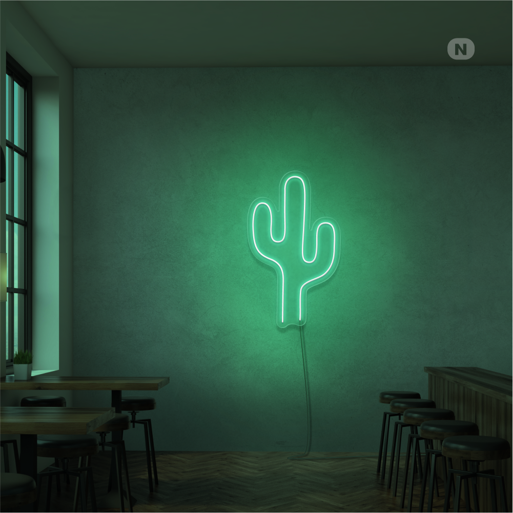 Insegna Al Neon Cactus