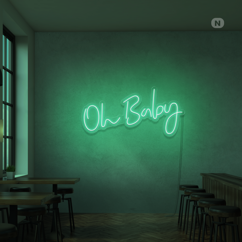 Insegna Al Neon Oh Baby
