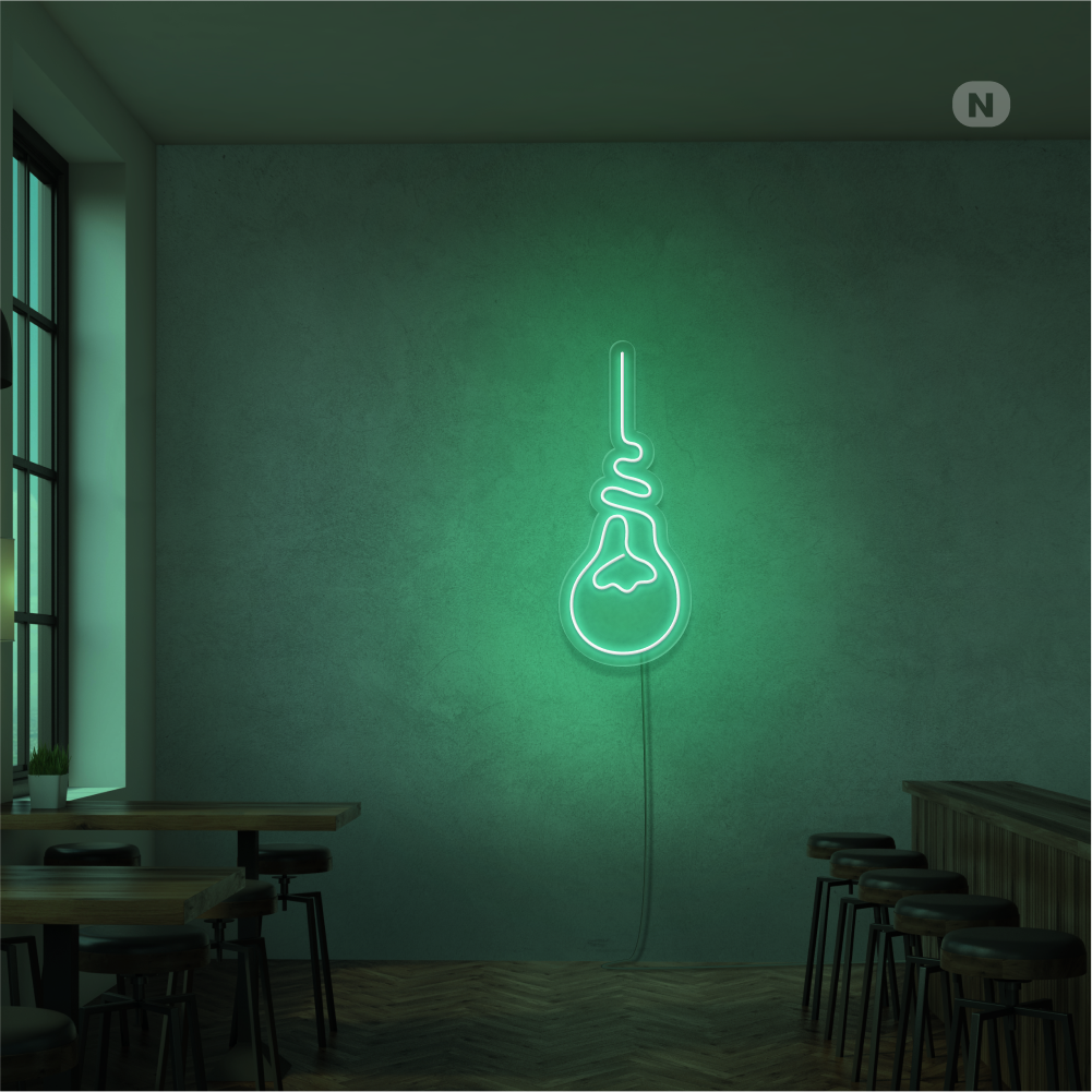 Insegna Al Neon Lampadina