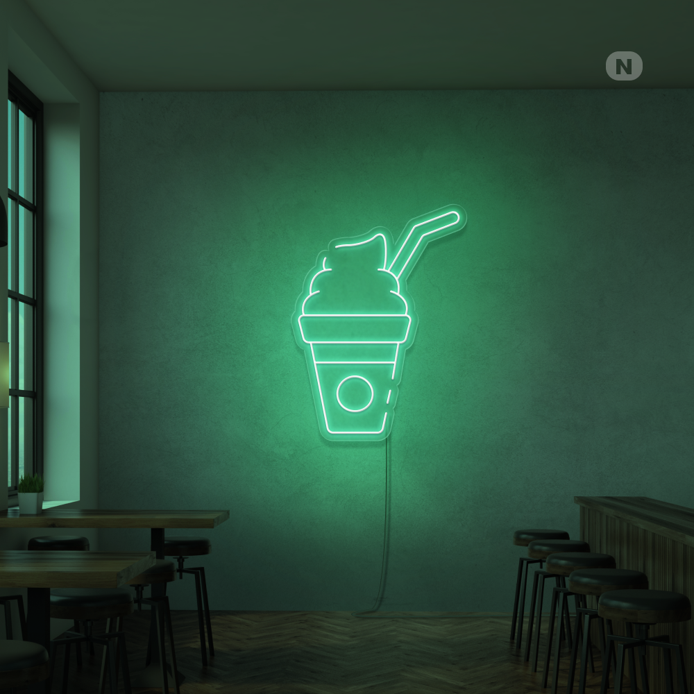 Insegna al neon Frullato