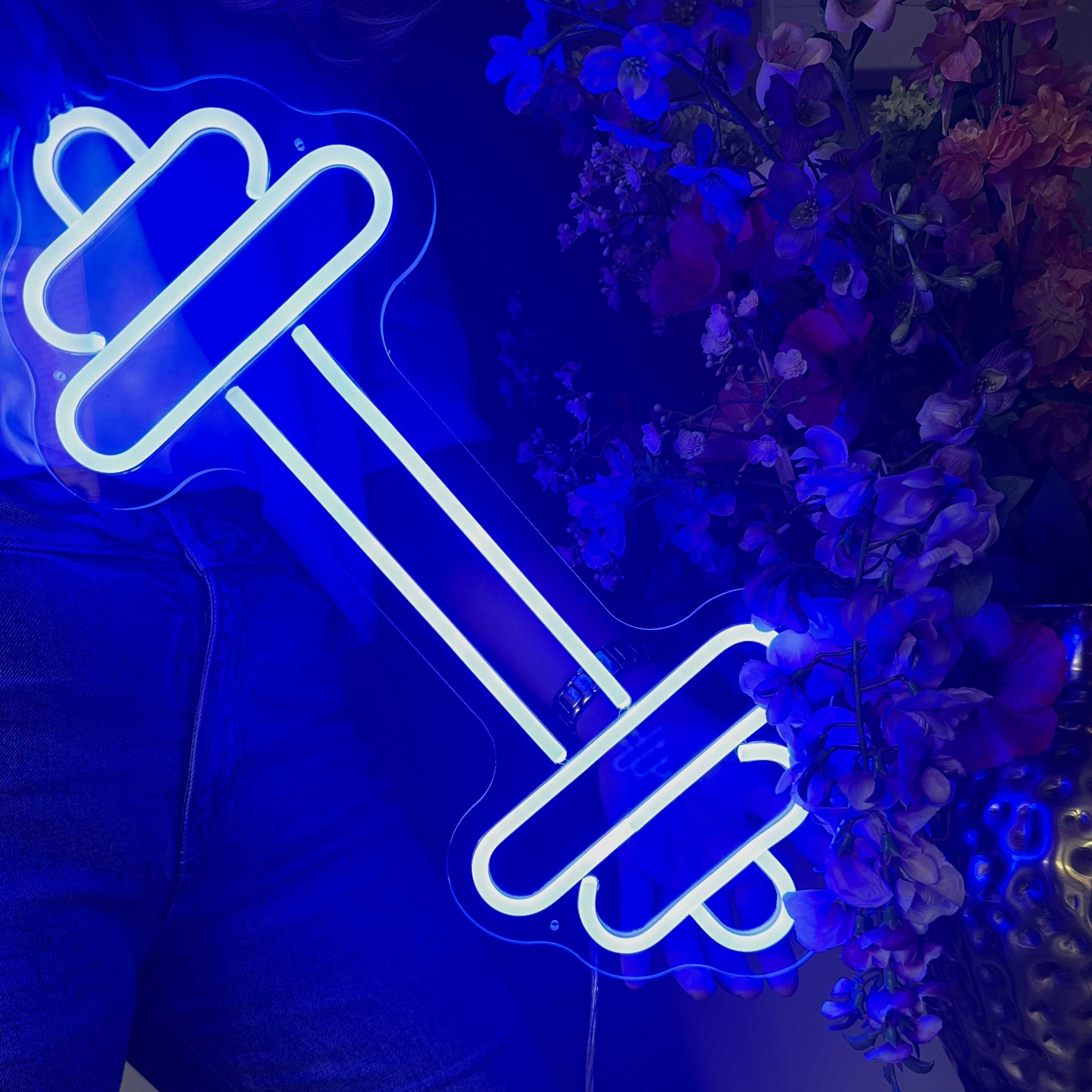 Insegna al neon Manubrio