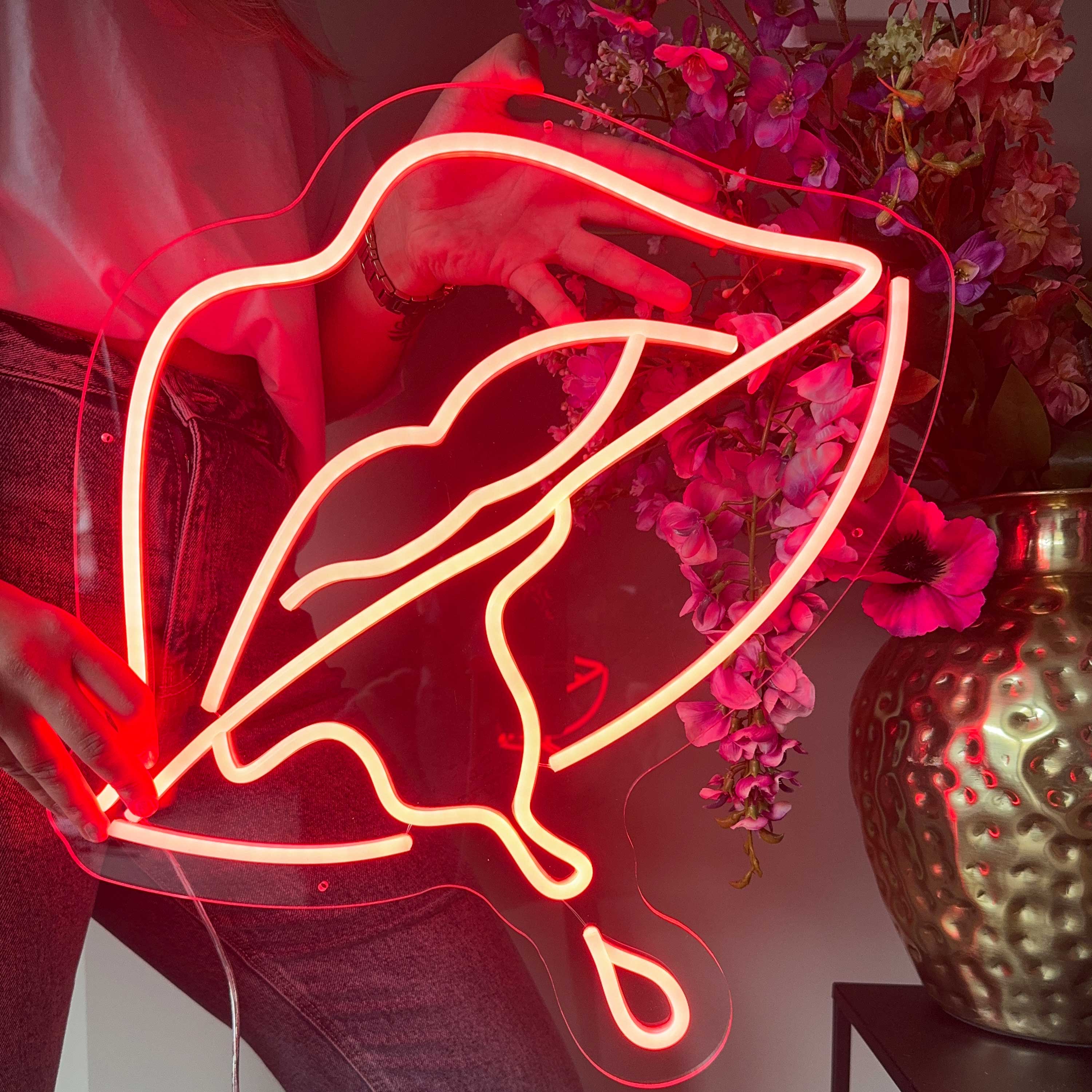 Insegna al neon Labbro Mordente